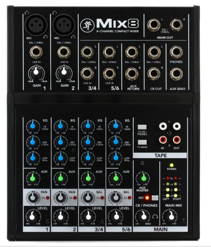 ★낙원악기상가♬엔젤음향★[정품]MACKIE MIXER/Mix8[라이브음향-교회음향전문시공]