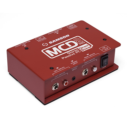 ★낙원악기상가♬엔젤음향 /SAMSON MCD2 Pro - Stereo Passive PC Direct Box [라이브음향-교회음향전문시공]